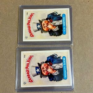 1986 retro 80’s Garbage pail kids trading cards.